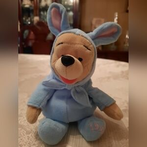 Disney Easter Bunny Pooh Beanie/Plush 1999